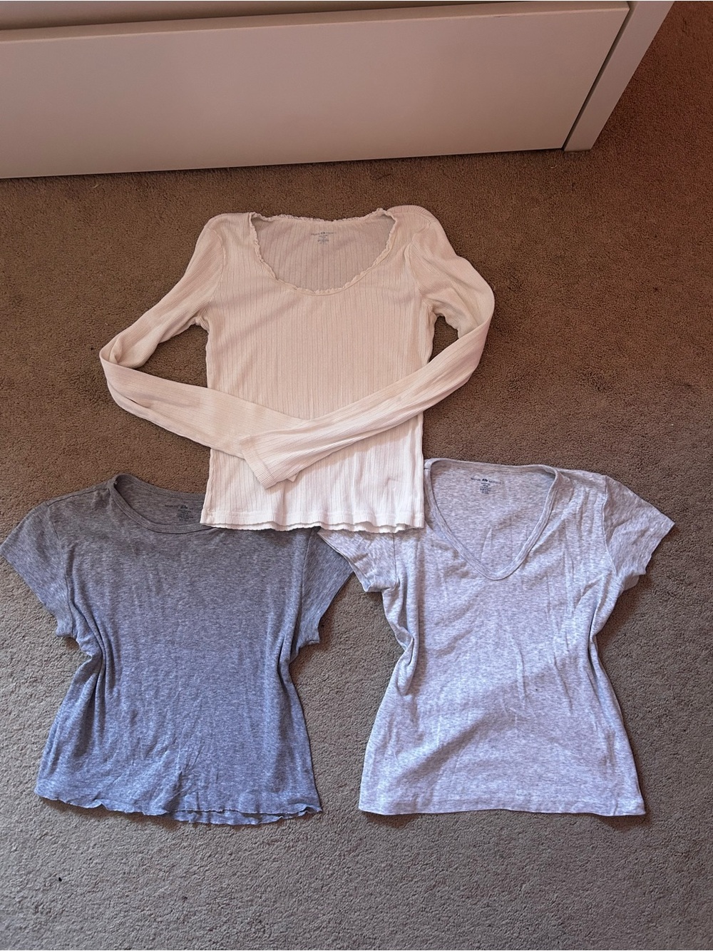 Brandy Melville 3 Basic Tops Bundle